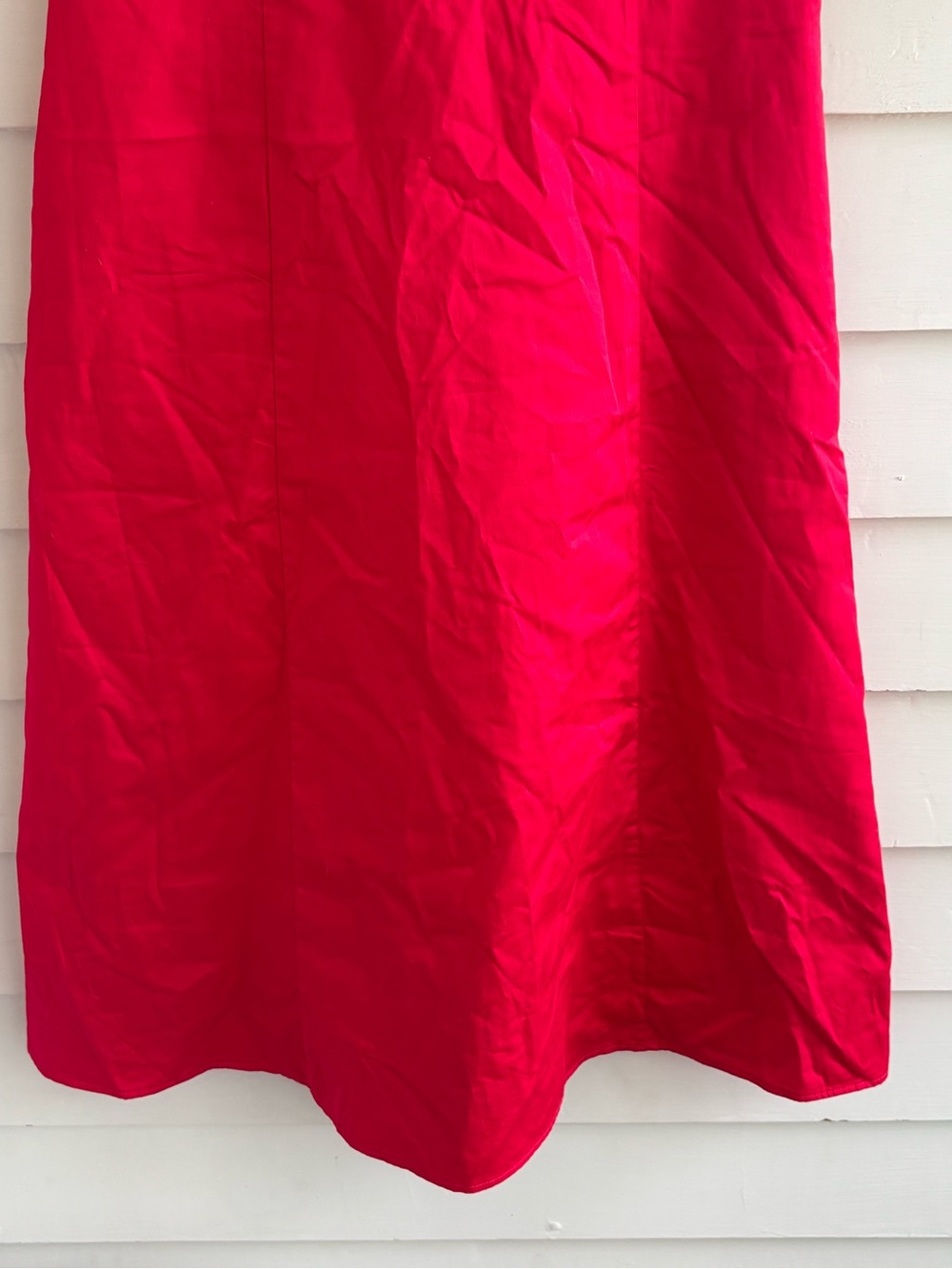 Ann Taylor Factory Red Adjustable Strap Midi Dress Size 8 NWT - Picture 8 of 13